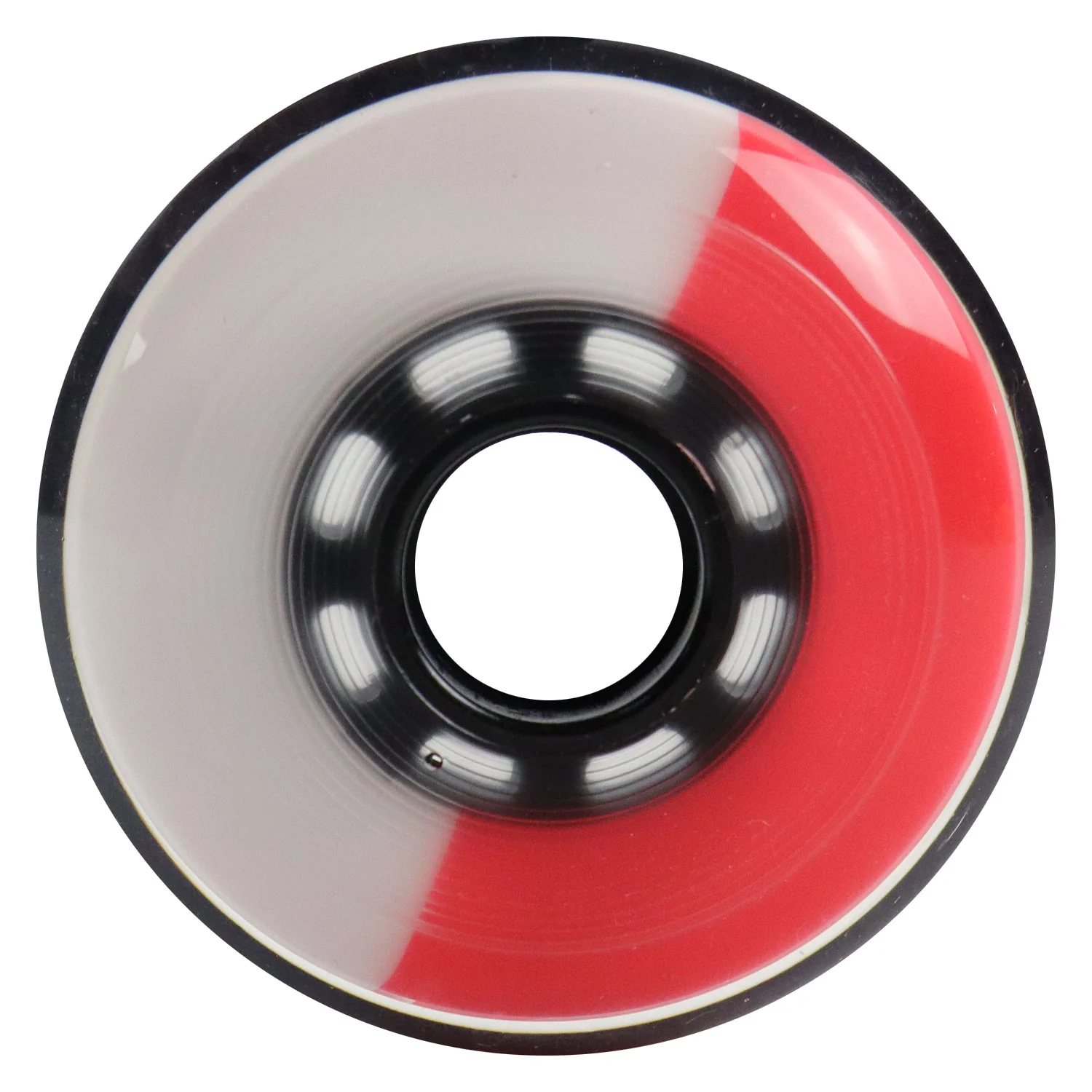 Rink Rat Roller Hockey Wheels Rinkster Split 76mm XXX Grip Red/White 8-Pack - Image 4