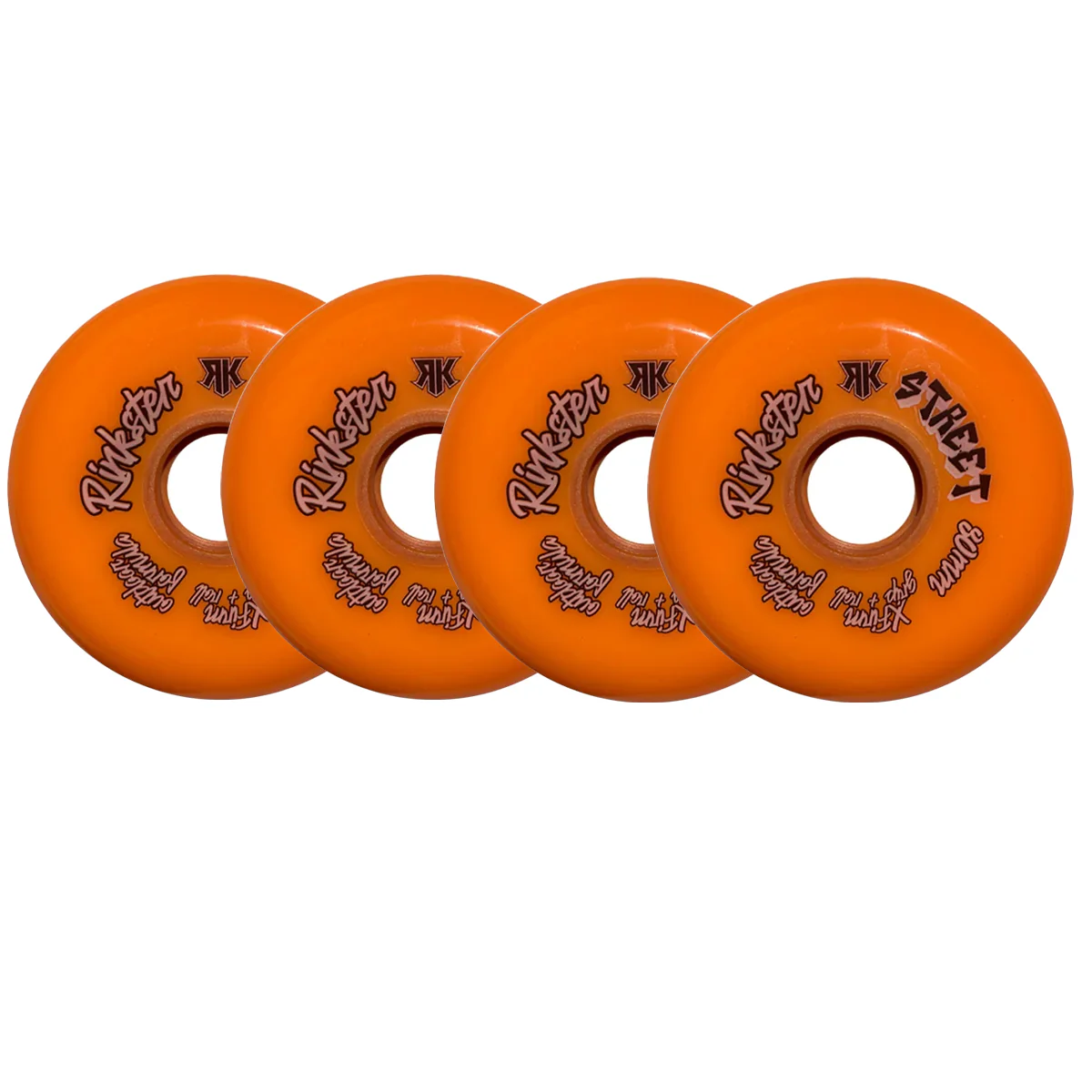 Rink Rat Roller Hockey Wheels Rinkster Street Outdoor X-Firm 4-Pack