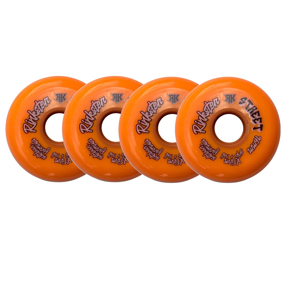 Rink Rat Roller Hockey Wheels Rinkster Street Outdoor X-Firm 4-Pack - Image 5