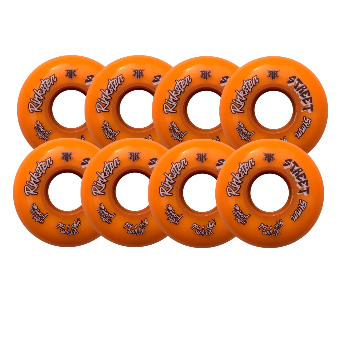 Rink Rat Roller Hockey Wheels Rinkster Street Outdoor X-Firm 8-Pack - Image 4
