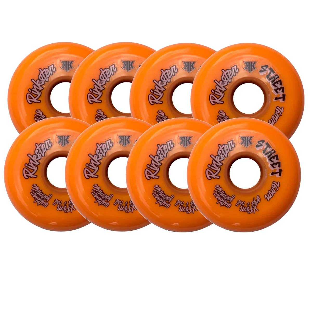 Rink Rat Roller Hockey Wheels Rinkster Street Outdoor X-Firm 8-Pack - Image 7