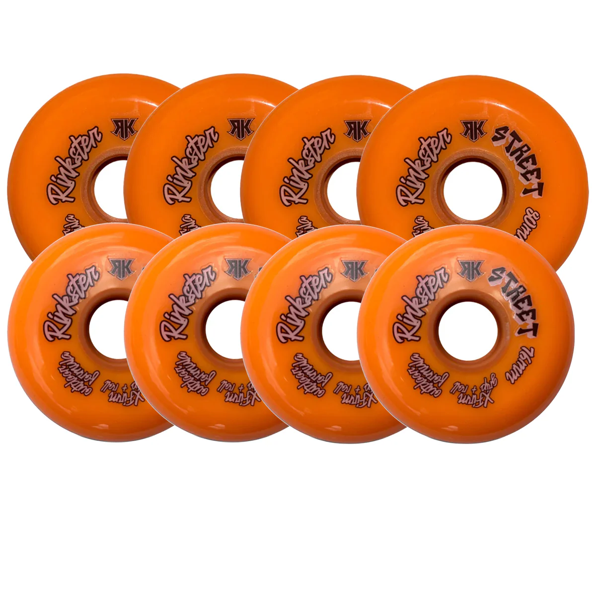 Rink Rat Roller Hockey Wheels Rinkster Street Outdoor X-Firm 8-Pack - Image 8