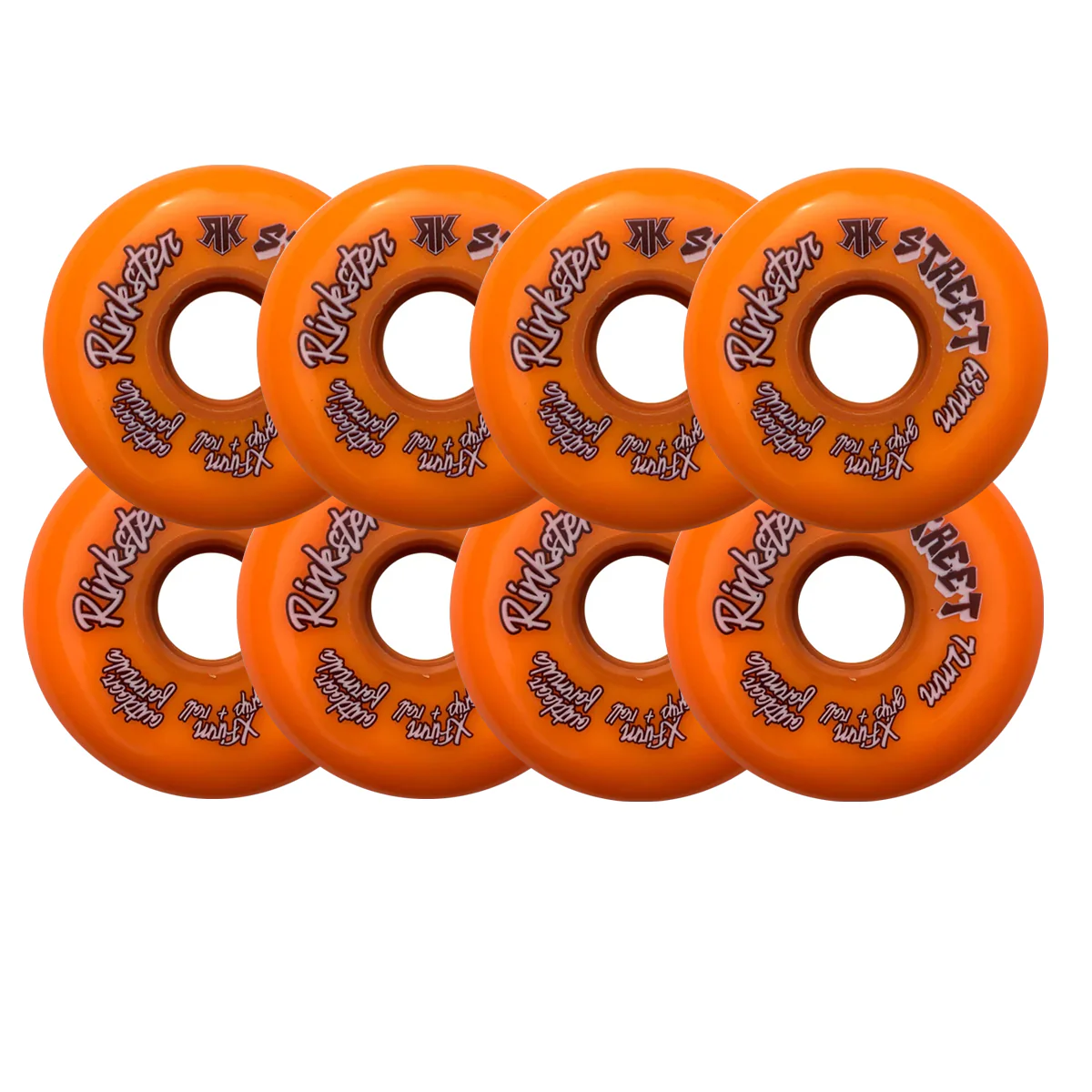 Rink Rat Roller Hockey Wheels Rinkster Street Outdoor X-Firm 8-Pack - Image 9