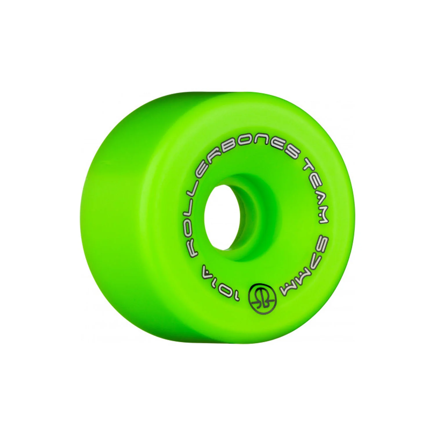 Rollerbones Quad Skate Wheels 57mm x 30mm Logo 101A 8-Pack Green - Image 2
