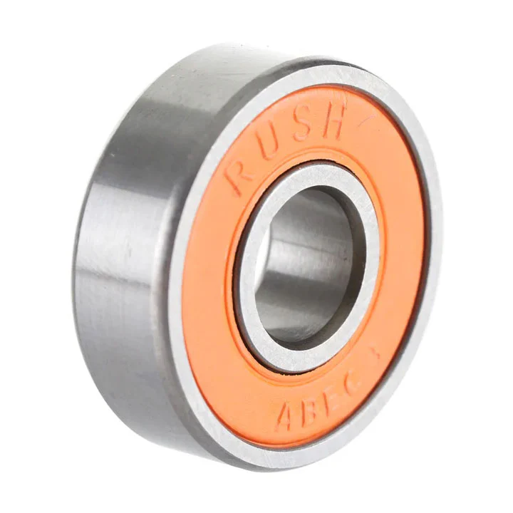 Rush Skateboard Bearings Titanium Coated Abec 3 with Spacers - Image 2