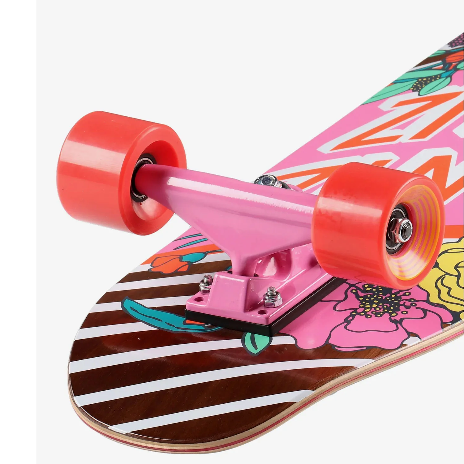 Santa Cruz Cruiser Floral Stripe Street Skate 8.4" x 29.4" - Image 4