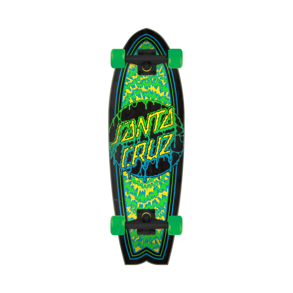 Santa Cruz Cruiser Toxic Dot Cruzer Shark 8.8" x 27.7" - Image 2
