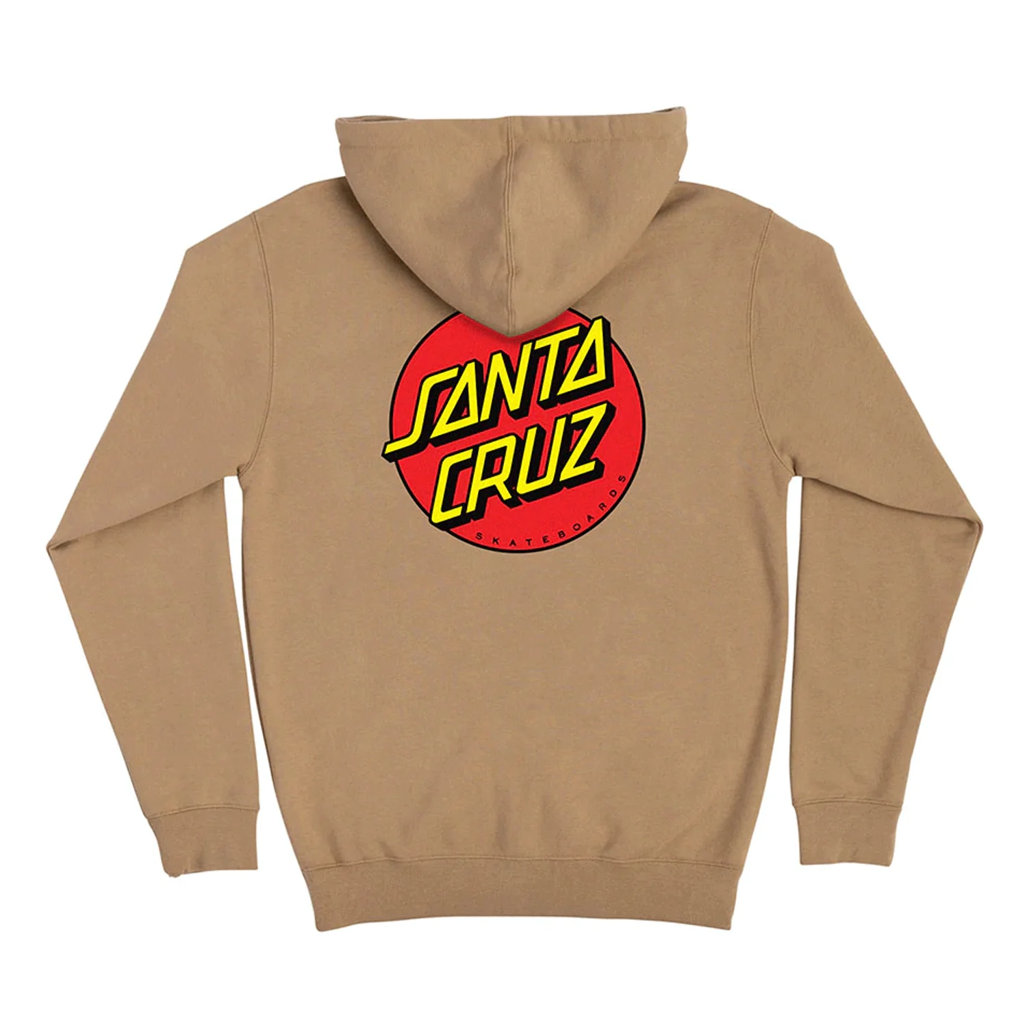 Santa Cruz Hoody Classic Dot Zip Sandstone - Image 2