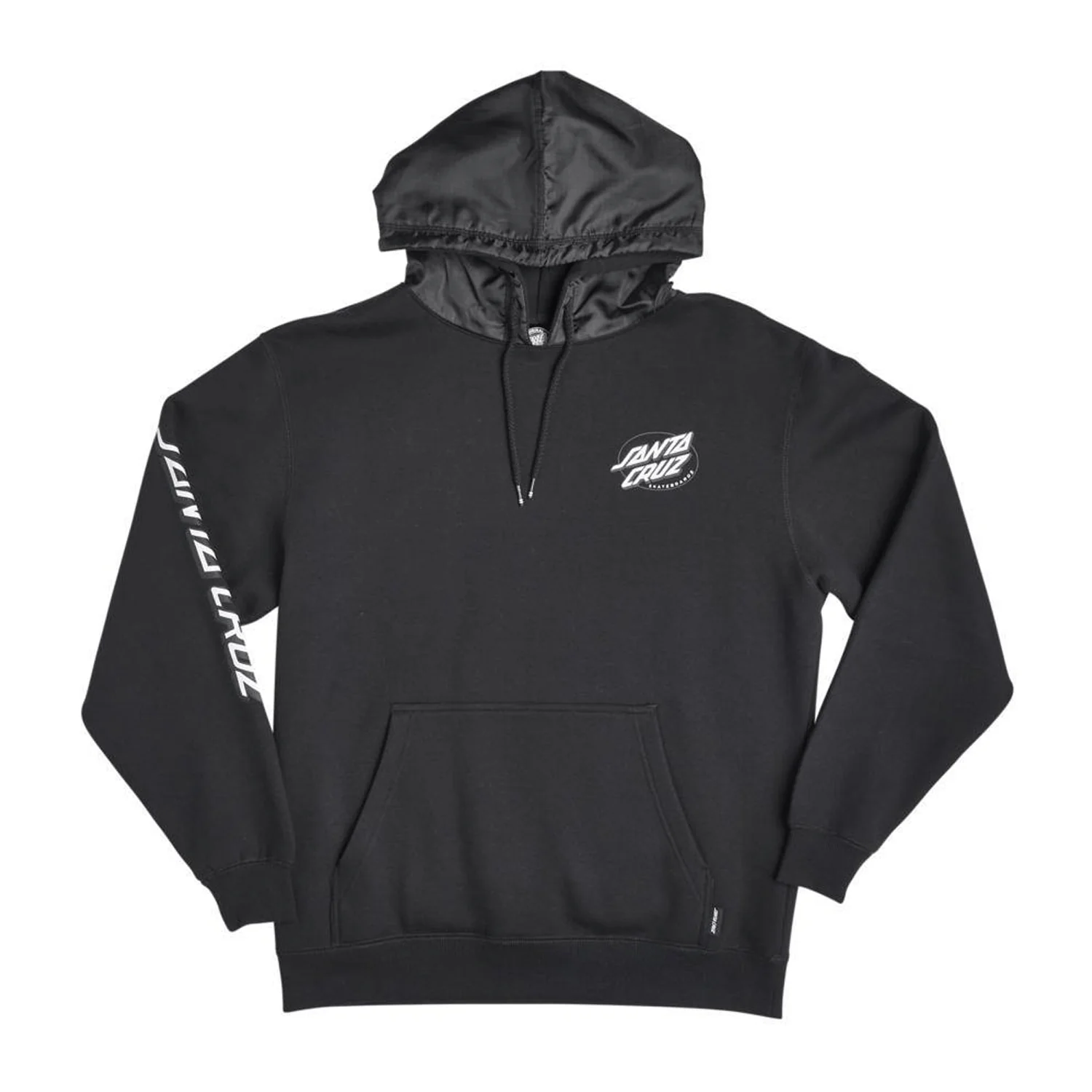 Santa Cruz Hoody Oval Dot Pullover Black