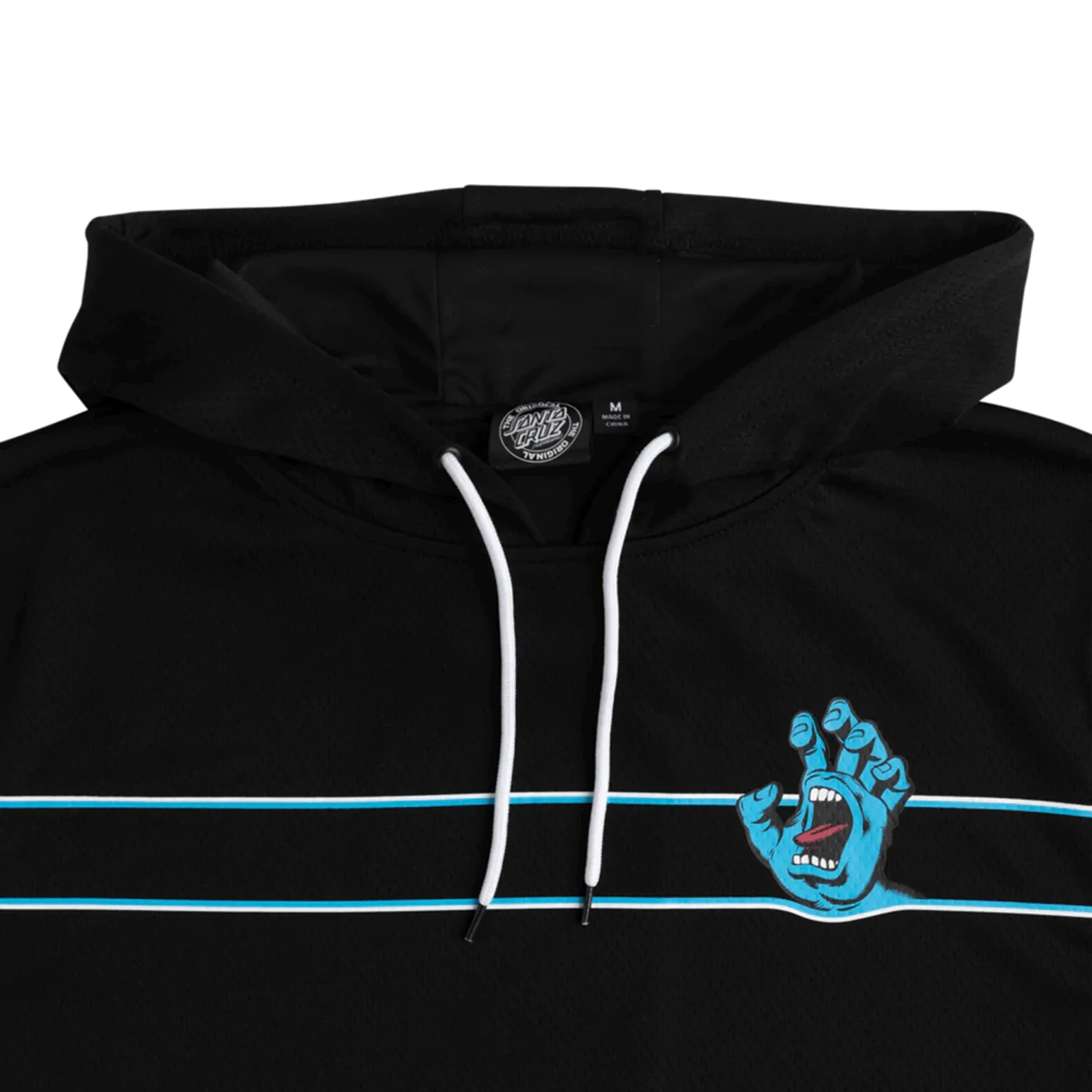 Santa Cruz Hoody Screaming Hand Mesh Pullover Black - Image 2