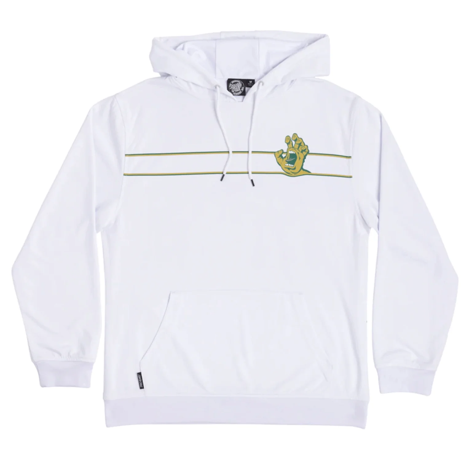 Santa Cruz Hoody Screaming Hand Mesh Pullover White