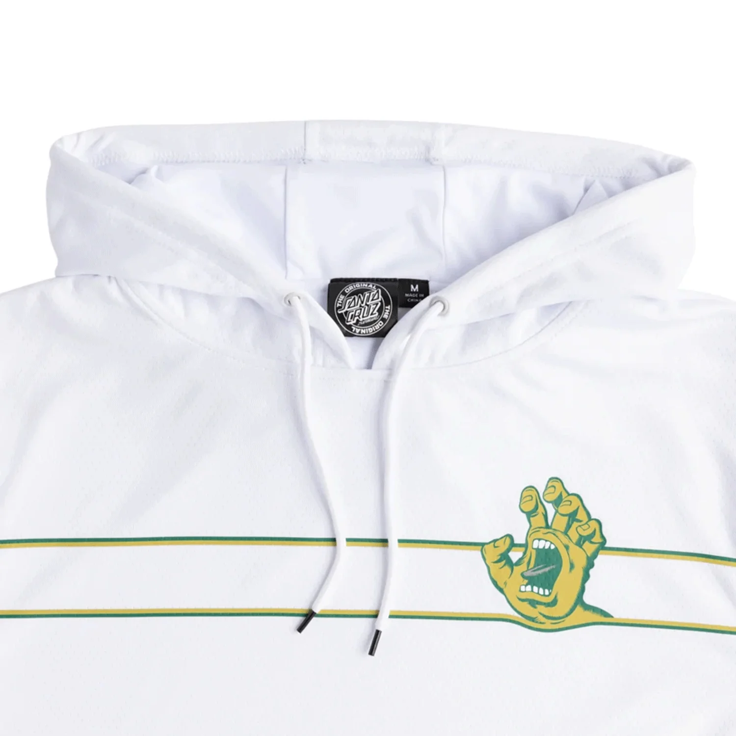 Santa Cruz Hoody Screaming Hand Mesh Pullover White - Image 2