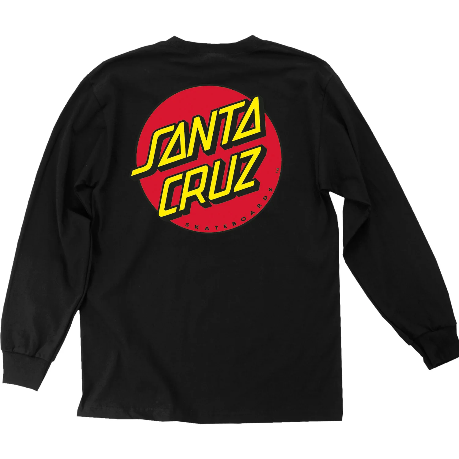 Santa Cruz Longsleeve Shirt Classic Dot Black - Image 2