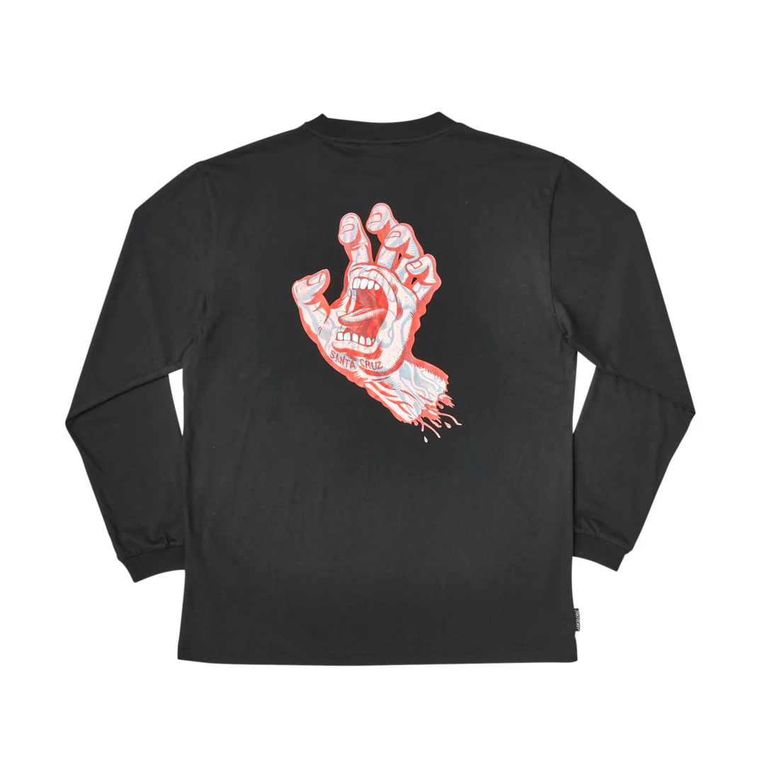 Santa Cruz Longsleeve Shirt Decoder Hand Black - Image 2