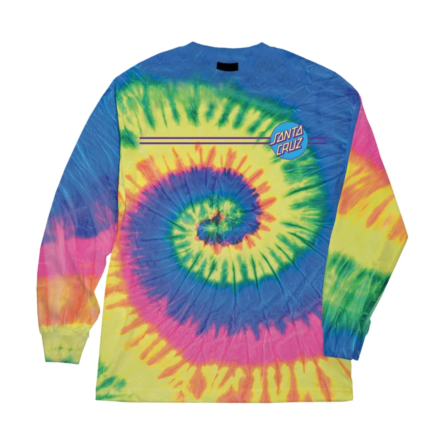 Santa Cruz Longsleeve Shirt Other Dot Neon Rainbow/Blue/Purple