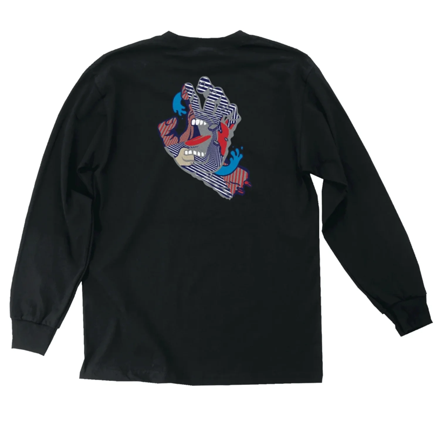 Santa Cruz Longsleeve Strange Hand Black - Image 2