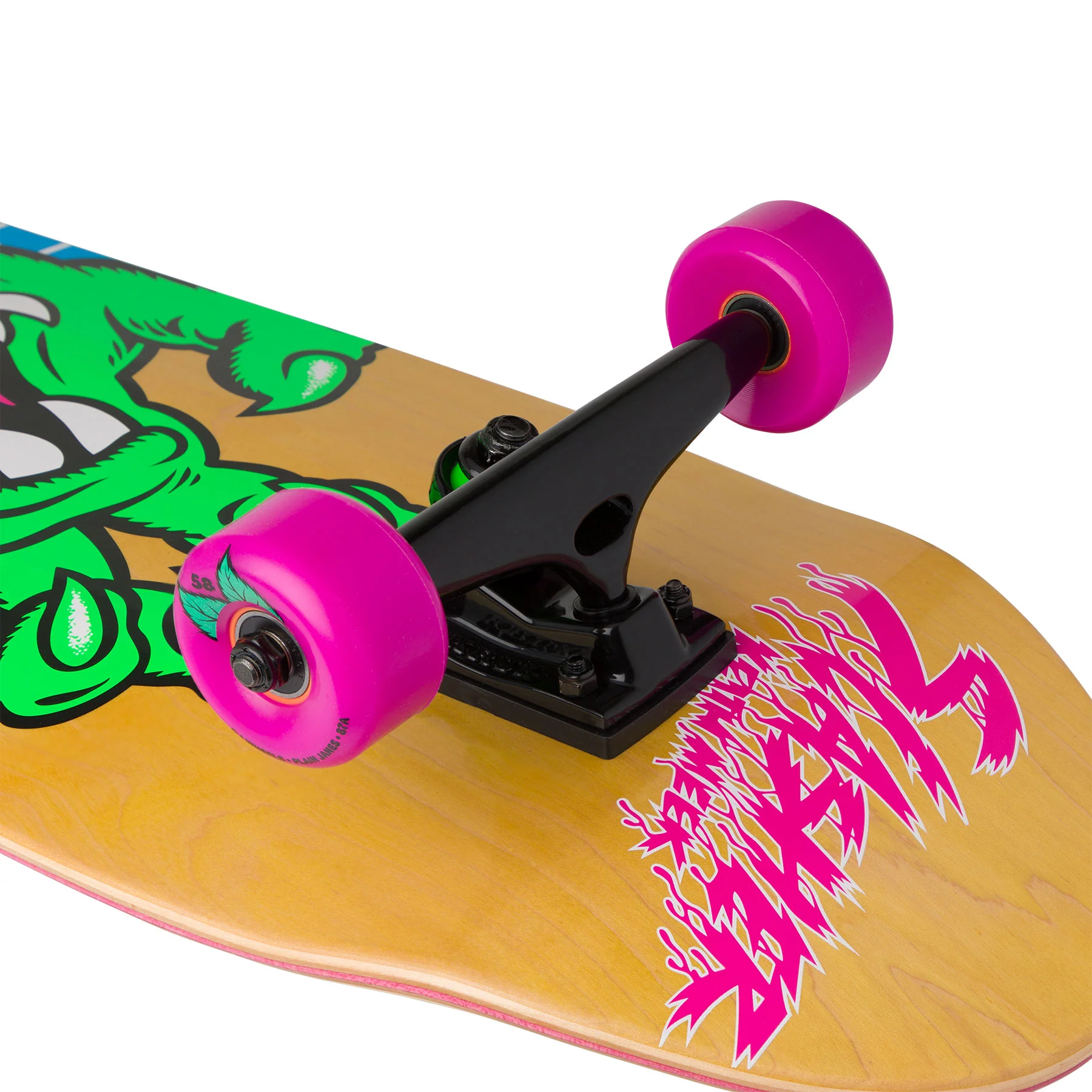 Santa Cruz Old School Skateboard Complete Meek OG Slasher Hand 9.7" x 31.7" - Image 3