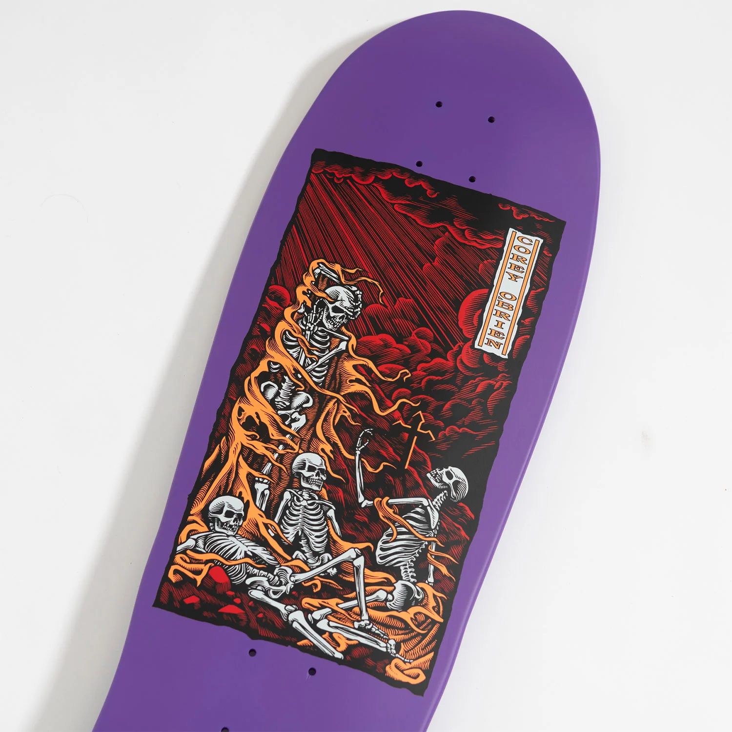 Santa Cruz Old School Skateboard Complete OBrien Purgatory Reissue 9.85" x 30" - Image 2