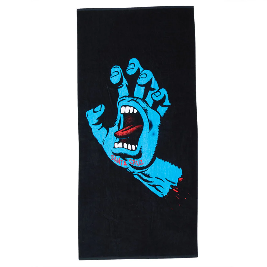 Santa Cruz Screaming Hand Beach Towel