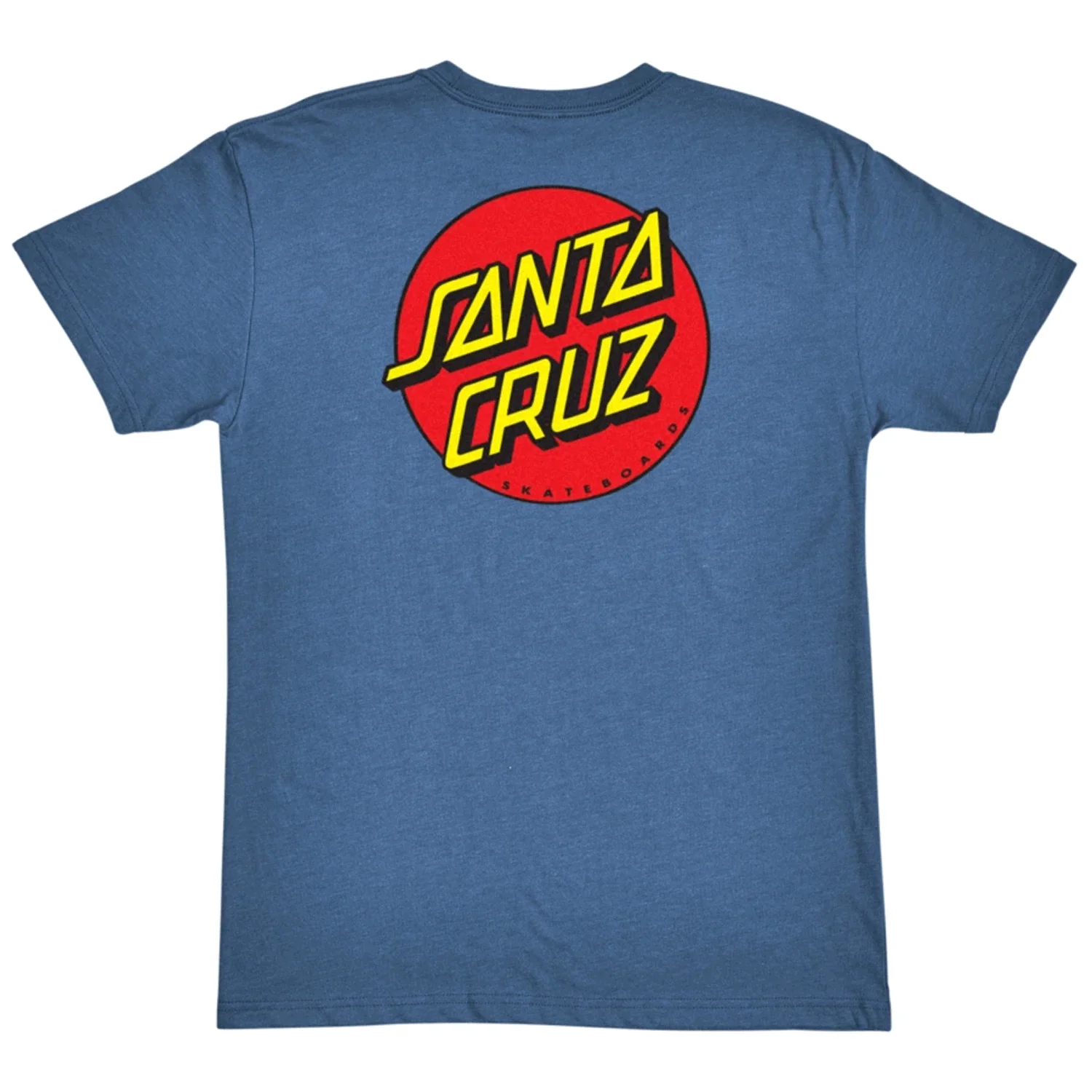 Santa Cruz Shirt Classic Dot Chest Heather Cool Blue - Image 2