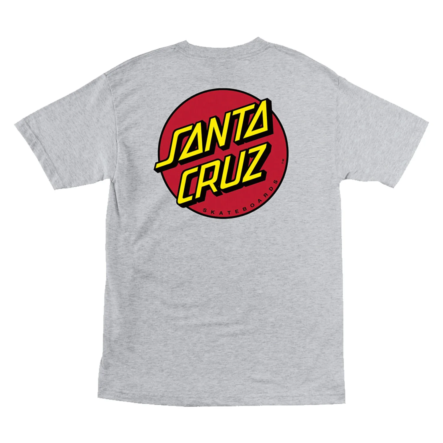 Santa Cruz Shirt Classic Dot Heather Grey - Image 2