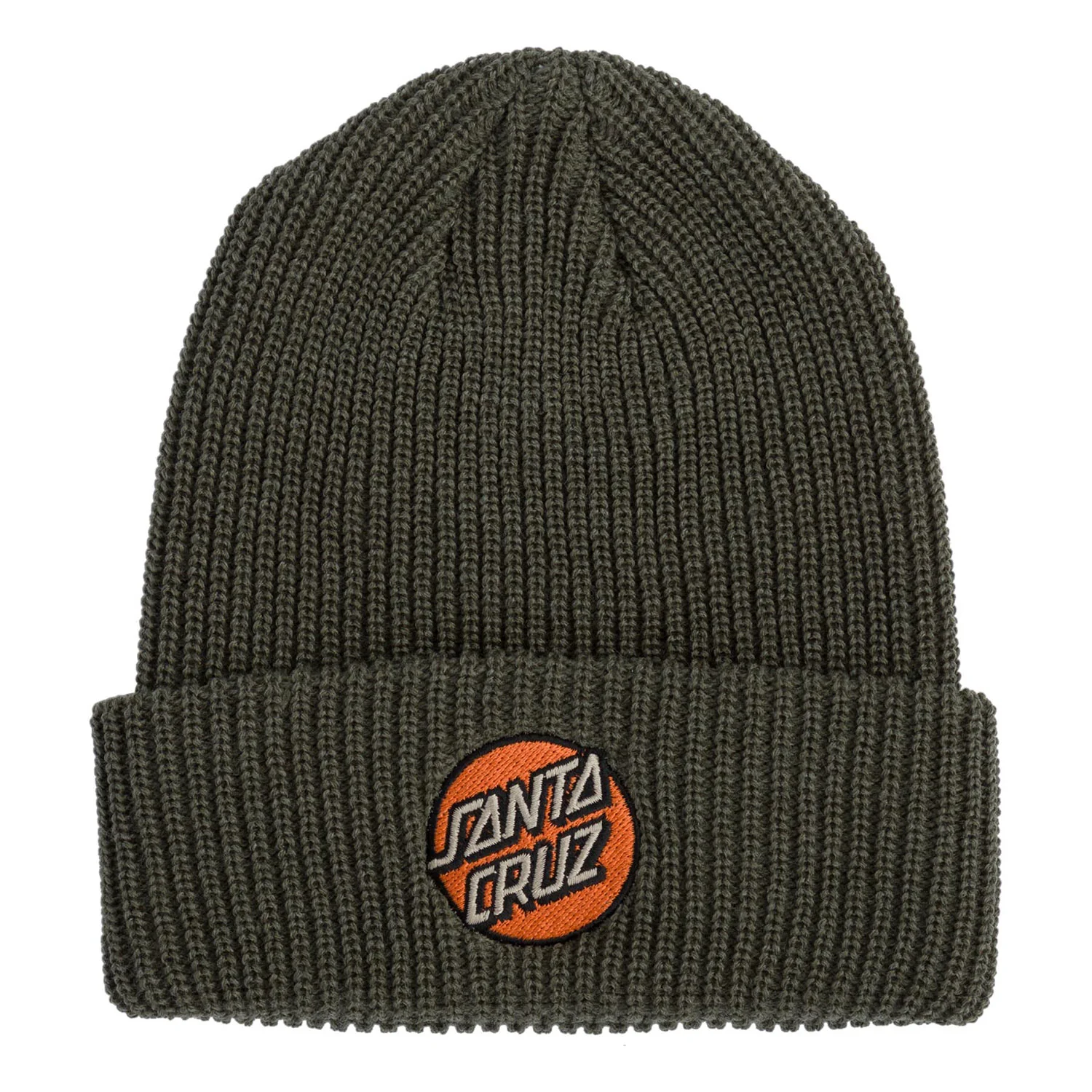 Santa Cruz Skateboard Beanie Other Dot Long Shoreman Army Heather OS