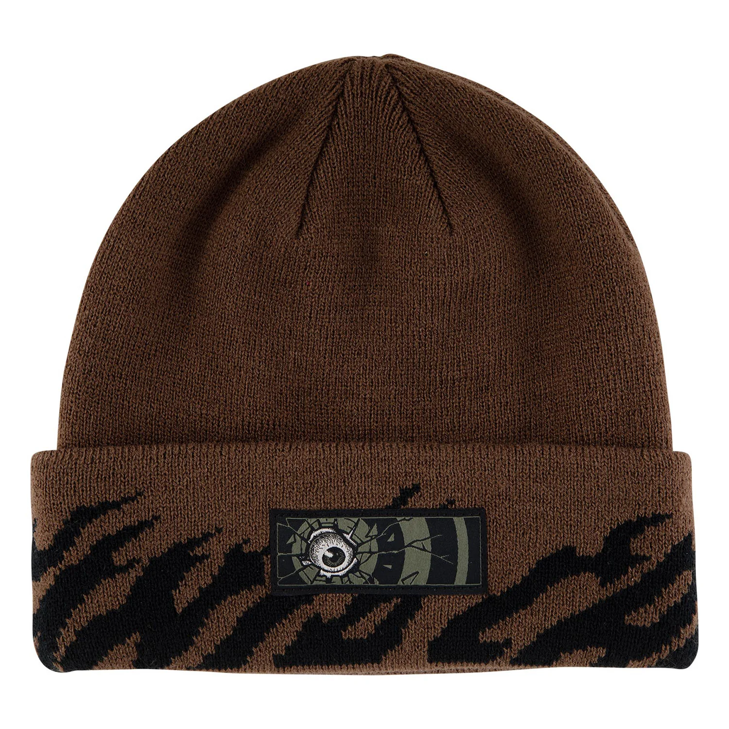 Santa Cruz Skateboard Beanie Roskopp Dissect Target Brown