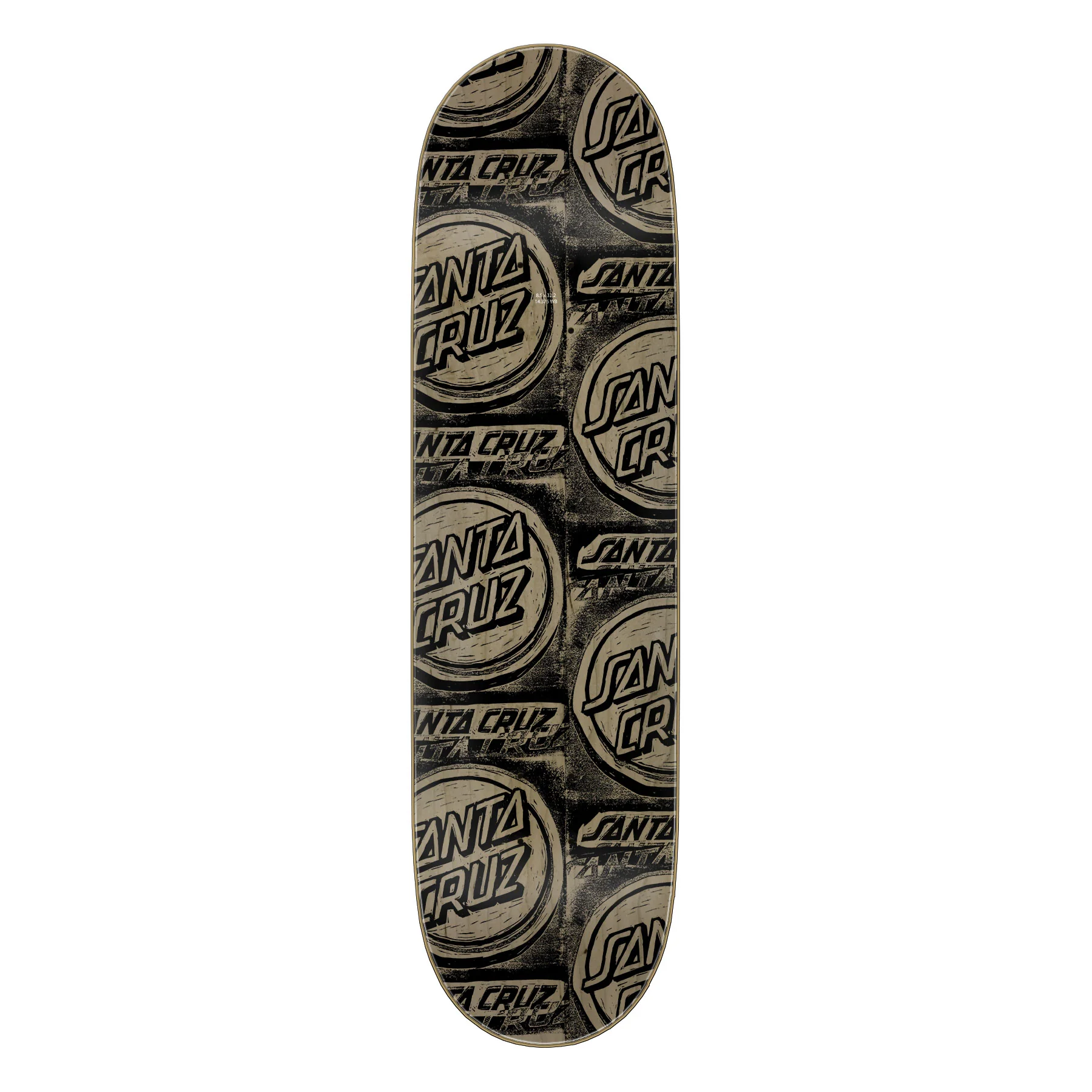 Santa Cruz Skateboard Complete Cut Collage 8.5" x 32.2" - Image 2