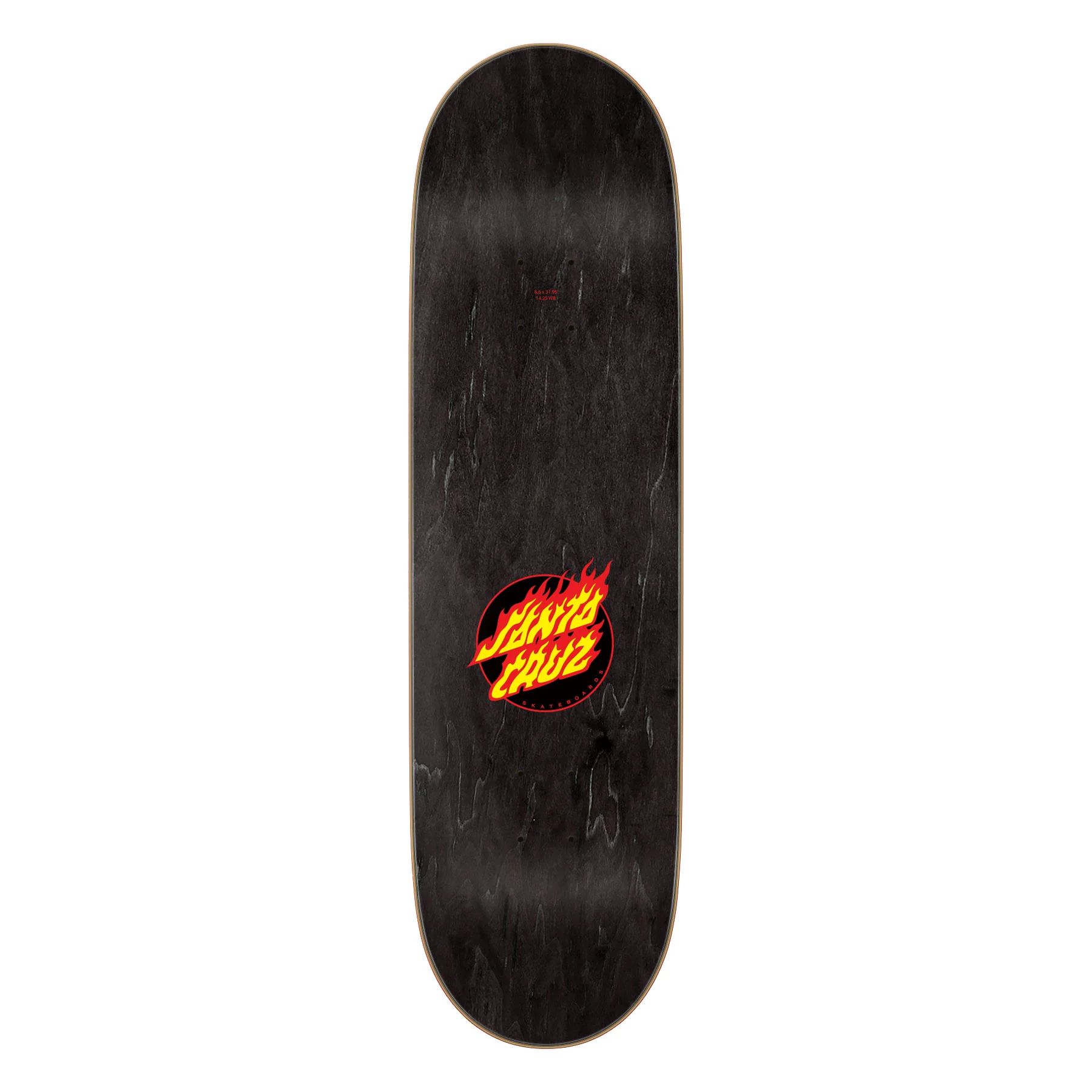 Santa Cruz Skateboard Complete Flame Dot 8.6" x 31.95" - Image 2