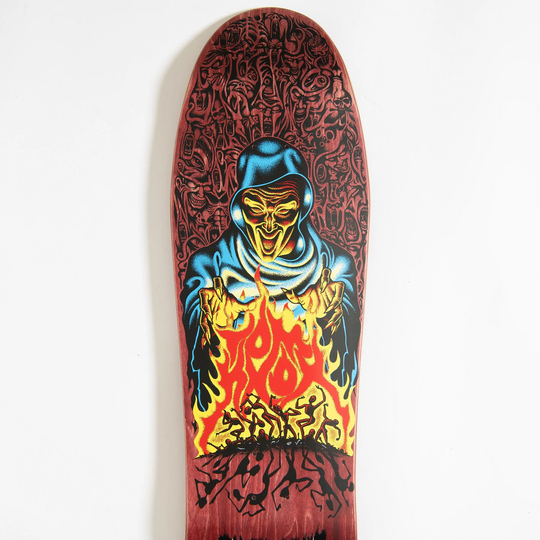 Santa Cruz Skateboard Complete Knox Firepit Reissue 10.07" x 31.275" Old School - Image 2