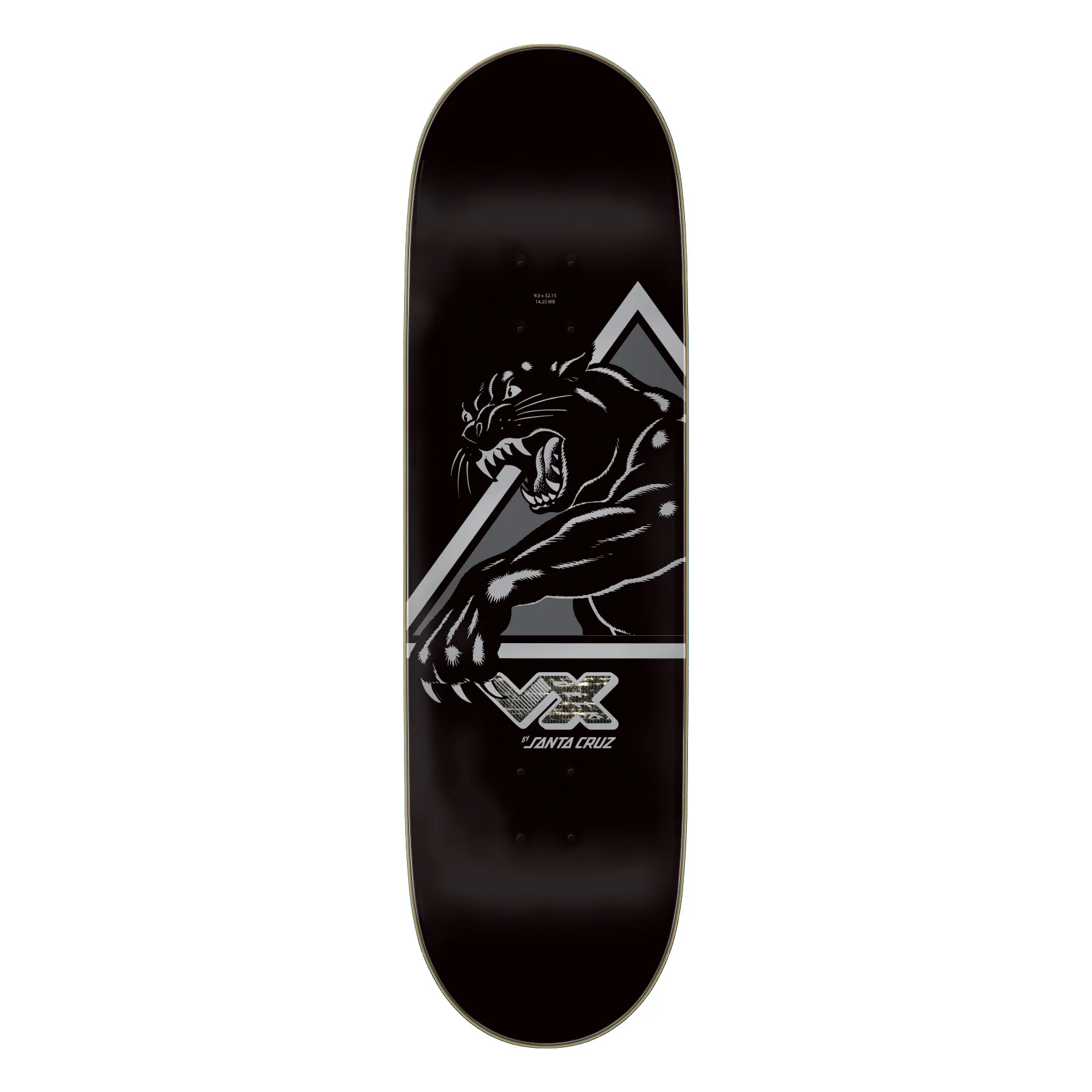 Santa Cruz Skateboard Complete Natas Shattered Panther VX Tri-X 9.0" x 32.15" - Image 2