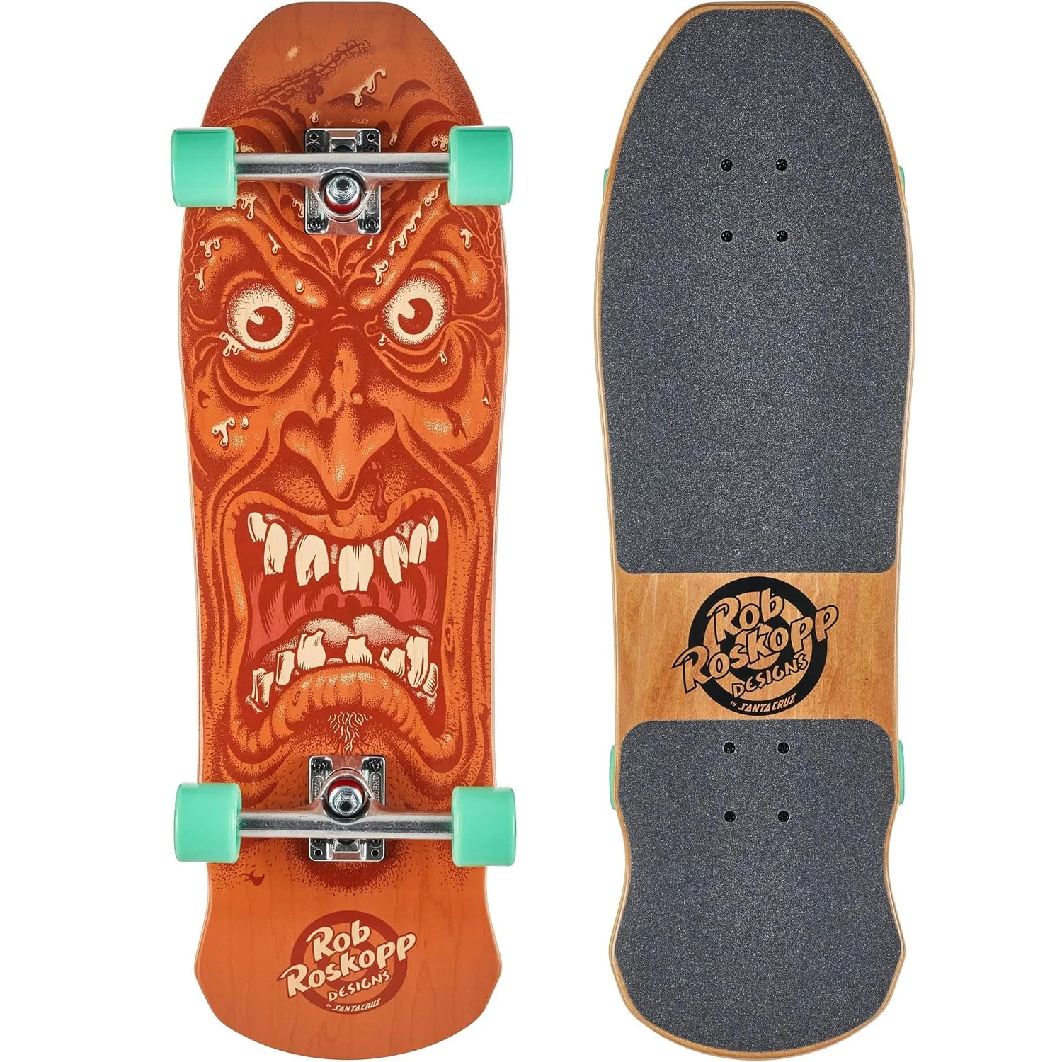 Santa Cruz Skateboard Complete Rob Roskopp Face Old School 9.5" x 31"