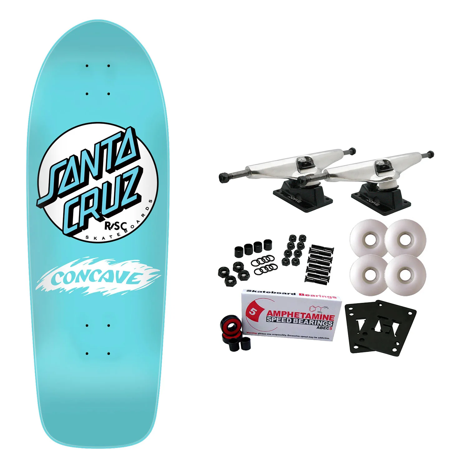 Santa Cruz Skateboard Complete RSC Concave Reissue 10.03" x 30.33"
