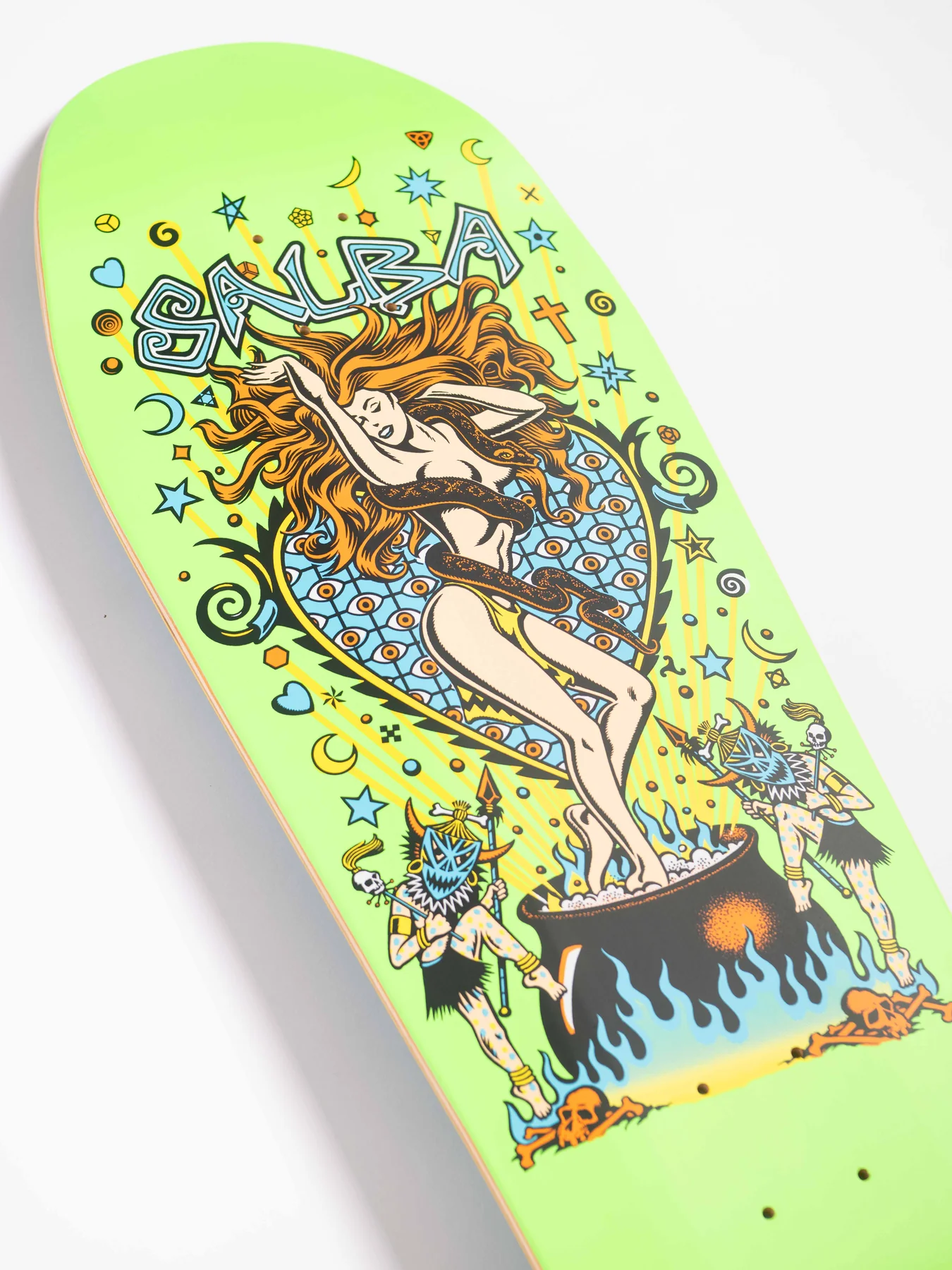 Santa Cruz Skateboard Complete Salba Witch Doctor Reissue 10.4" x 32" - Image 3