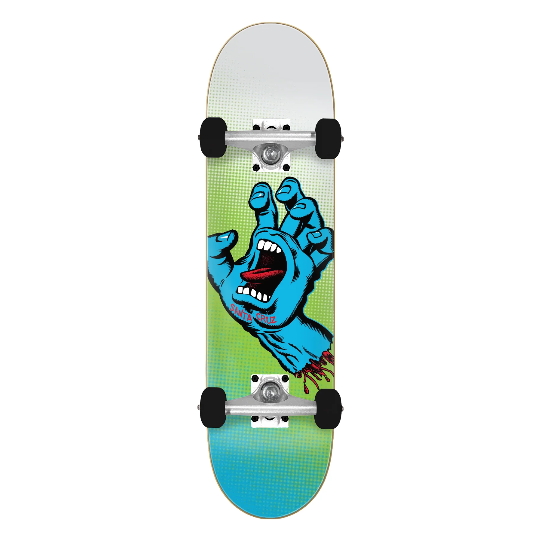 Santa Cruz Skateboard Complete Screaming Hand Color Fade 8.0" x 31.25"