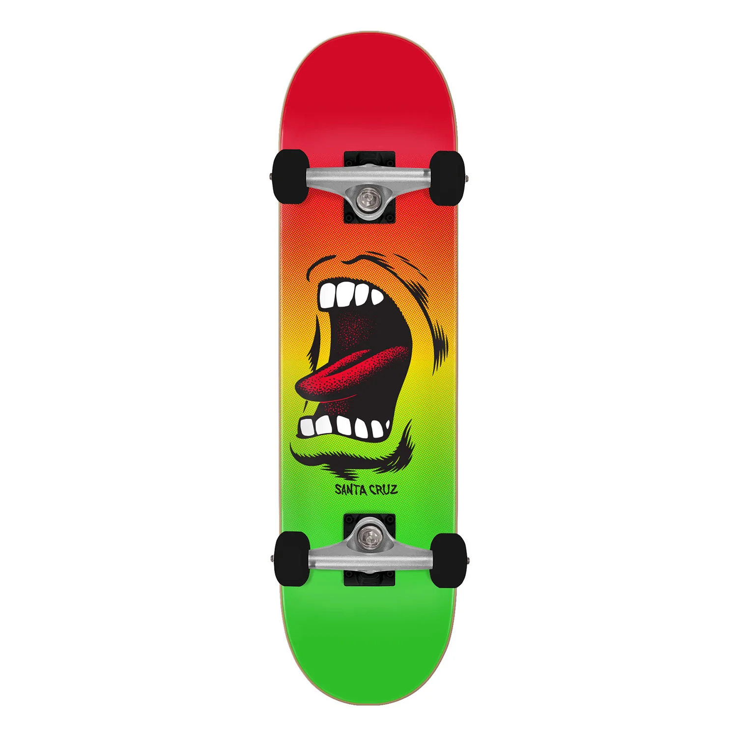 Santa Cruz Skateboard Complete Screaming Mouth Rasta 8.0" x 31.25"