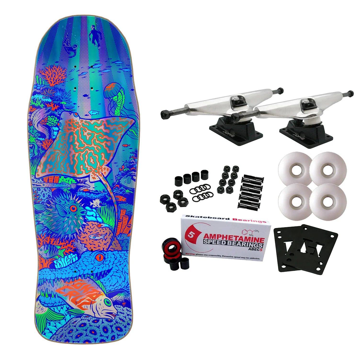 Santa Cruz Skateboard Complete Winkowski Aquatic 10.34" x 30.54"