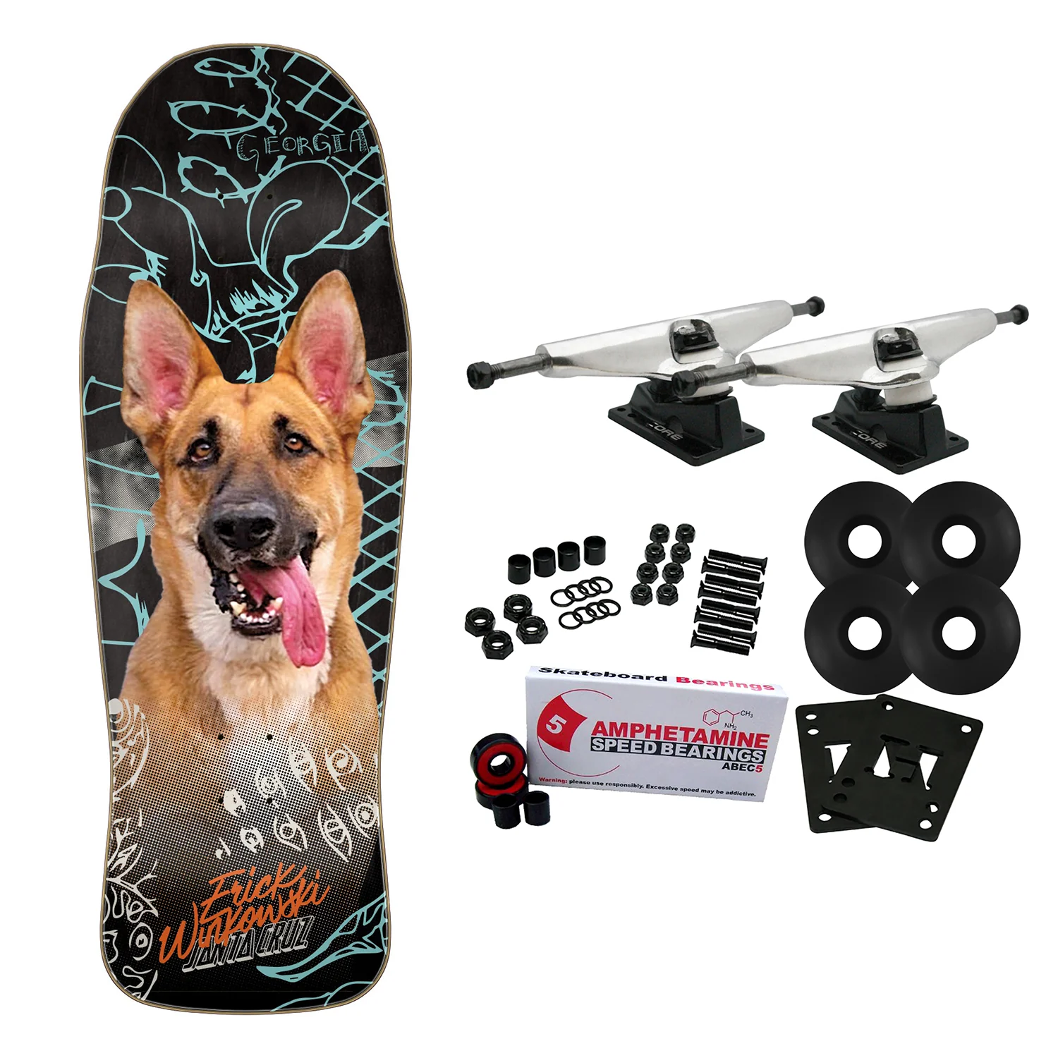 Santa Cruz Skateboard Complete Winkowski Tribute 10.34" x 30.54"