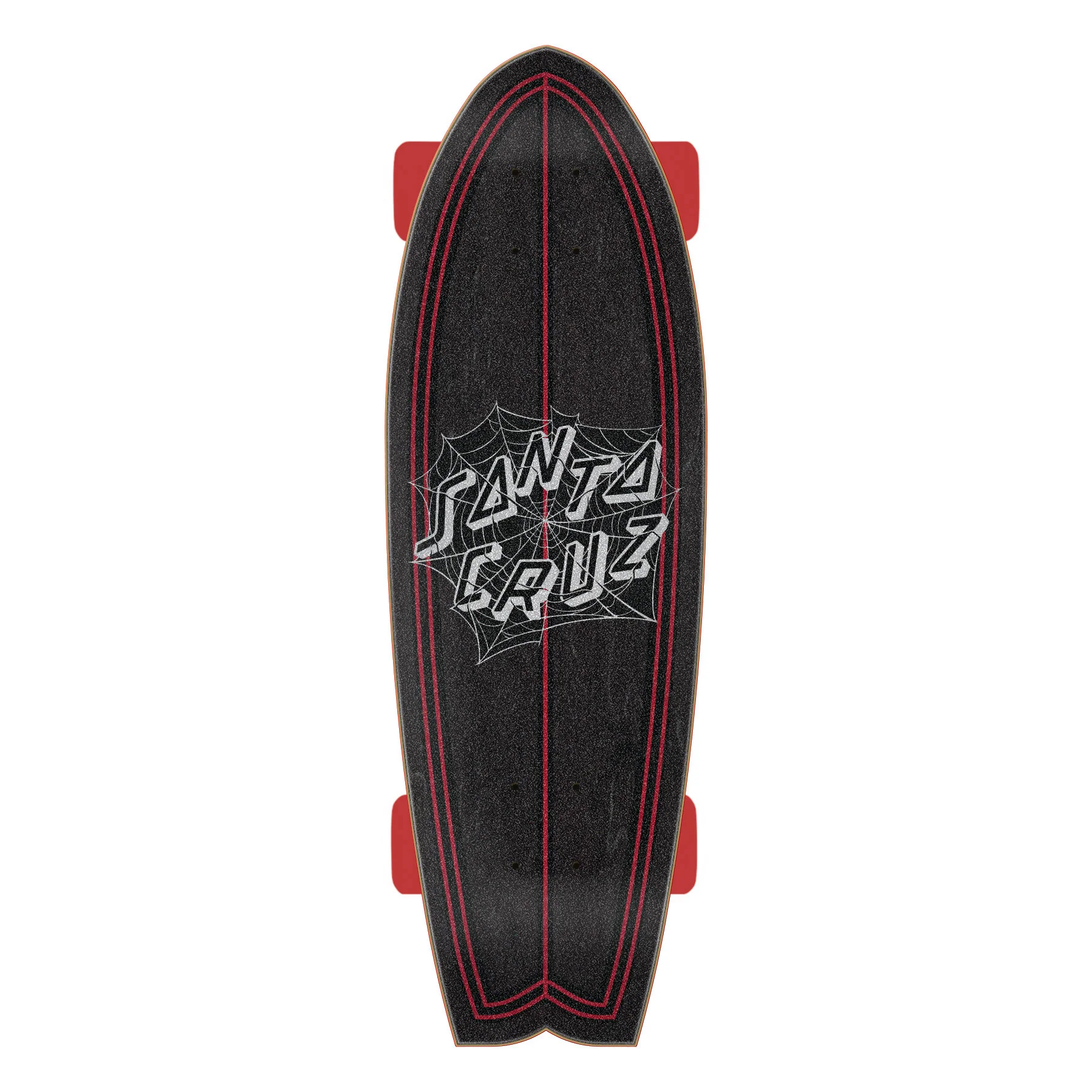Santa Cruz Skateboard Cruiser Complete Tangled Web Shark 8.81" x 27.69" - Image 3