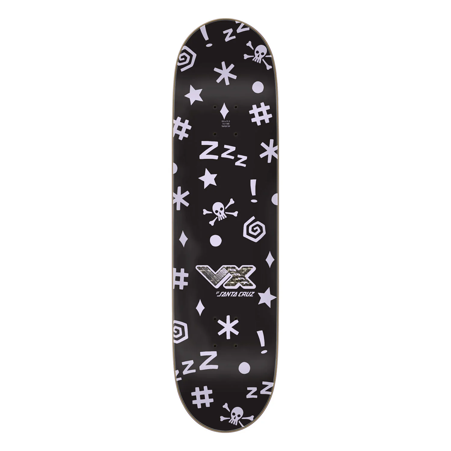 Santa Cruz Skateboard Deck Asta Fever Dream VX 8.0" x 31.5" - Image 2