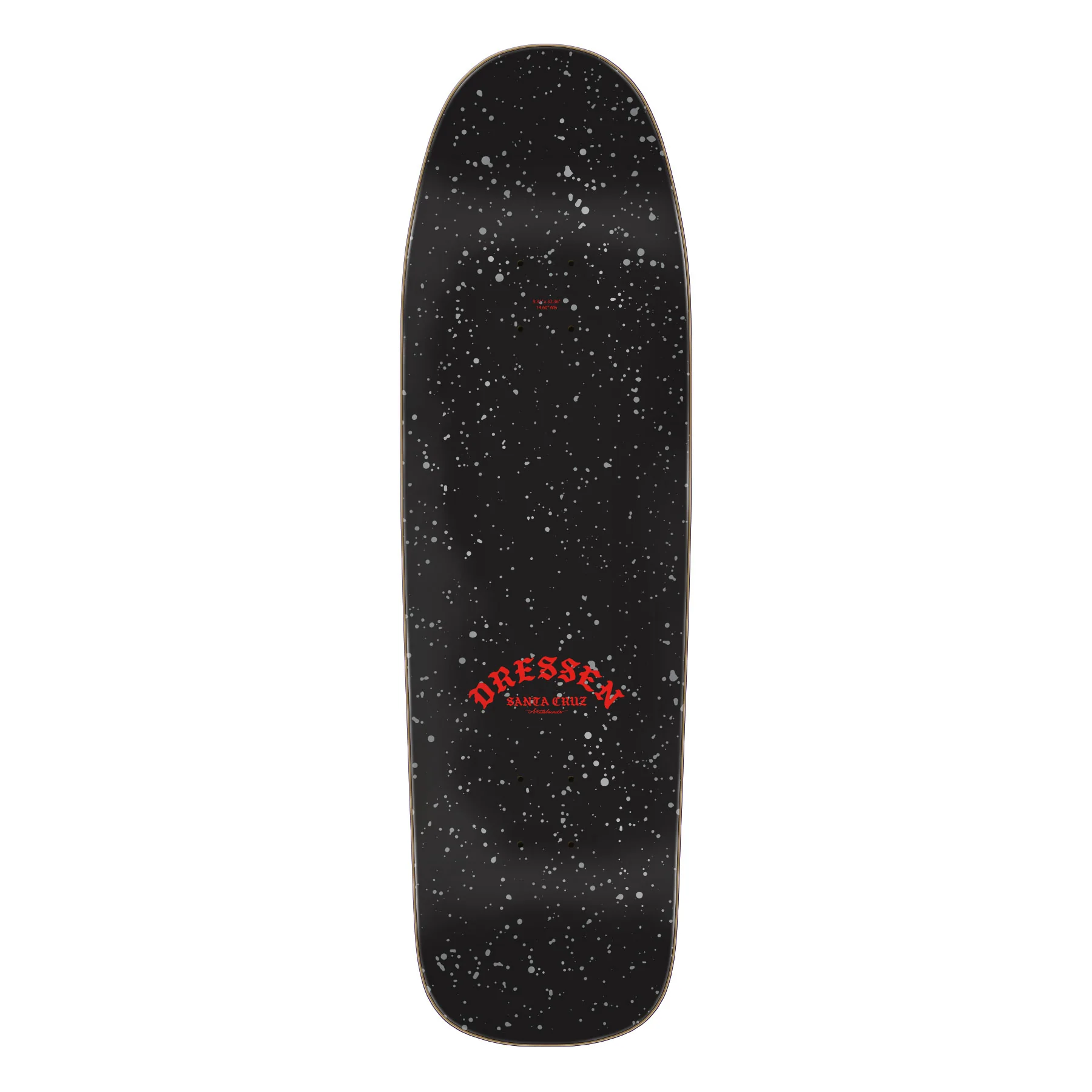 Santa Cruz Skateboard Deck Dressen Rose Cross Shaped 9.31" x 32.36" - Image 2