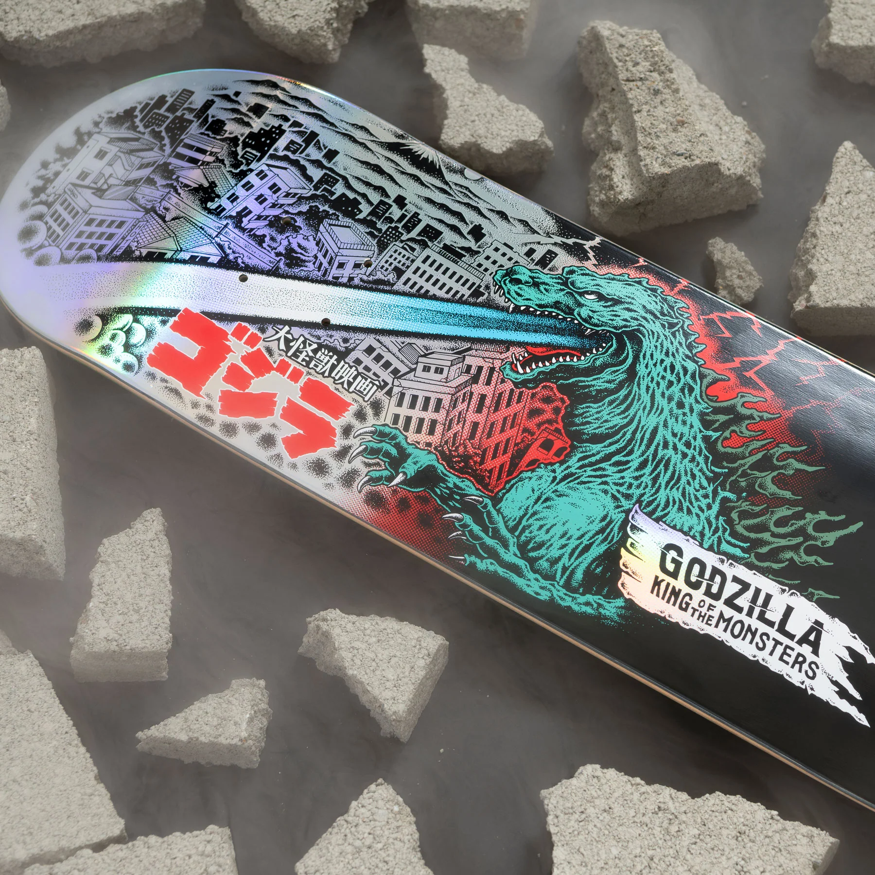 Santa Cruz Skateboard Deck Godzilla O'Brien Reaper 8.25" x 31.8" - Image 3