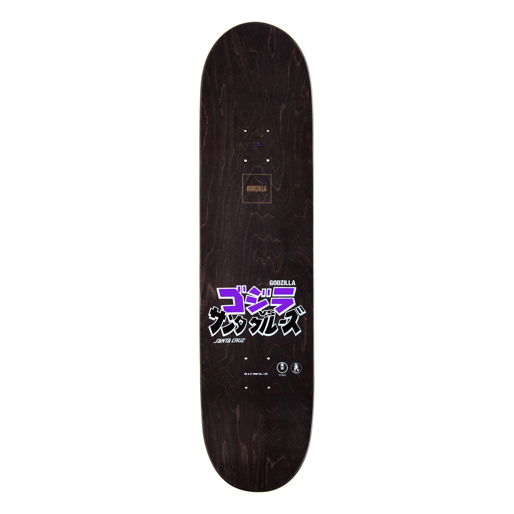 Santa Cruz Skateboard Deck Godzilla Shin Knox Firepit 8.5" x 32.2" - Image 2