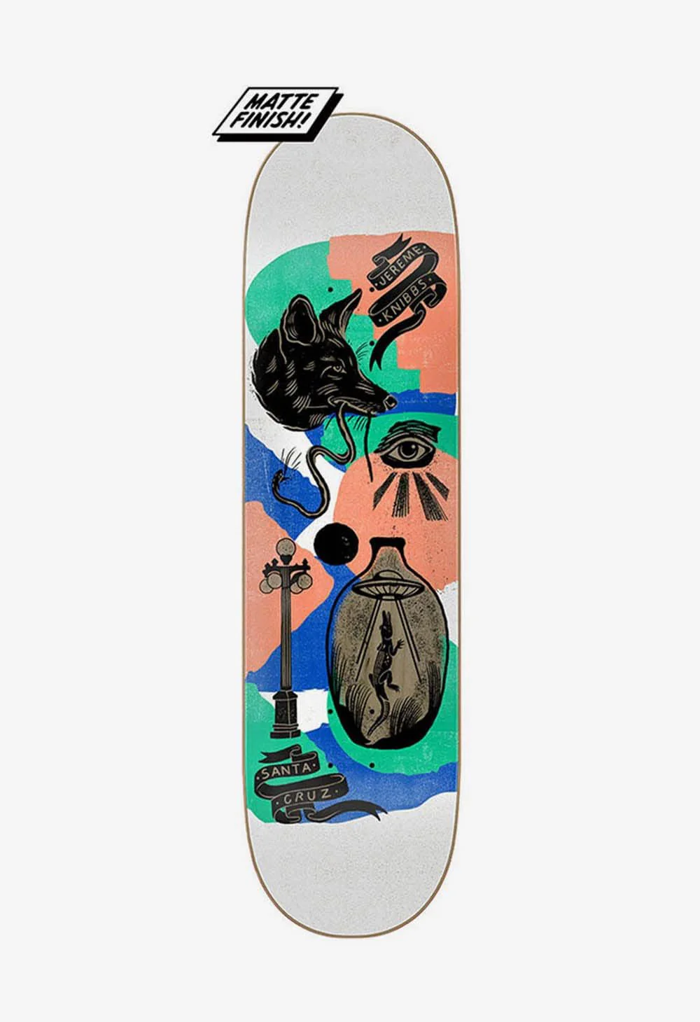 Santa Cruz Skateboard Deck Jereme Knibbs Seeker 8.27" x 31.83"