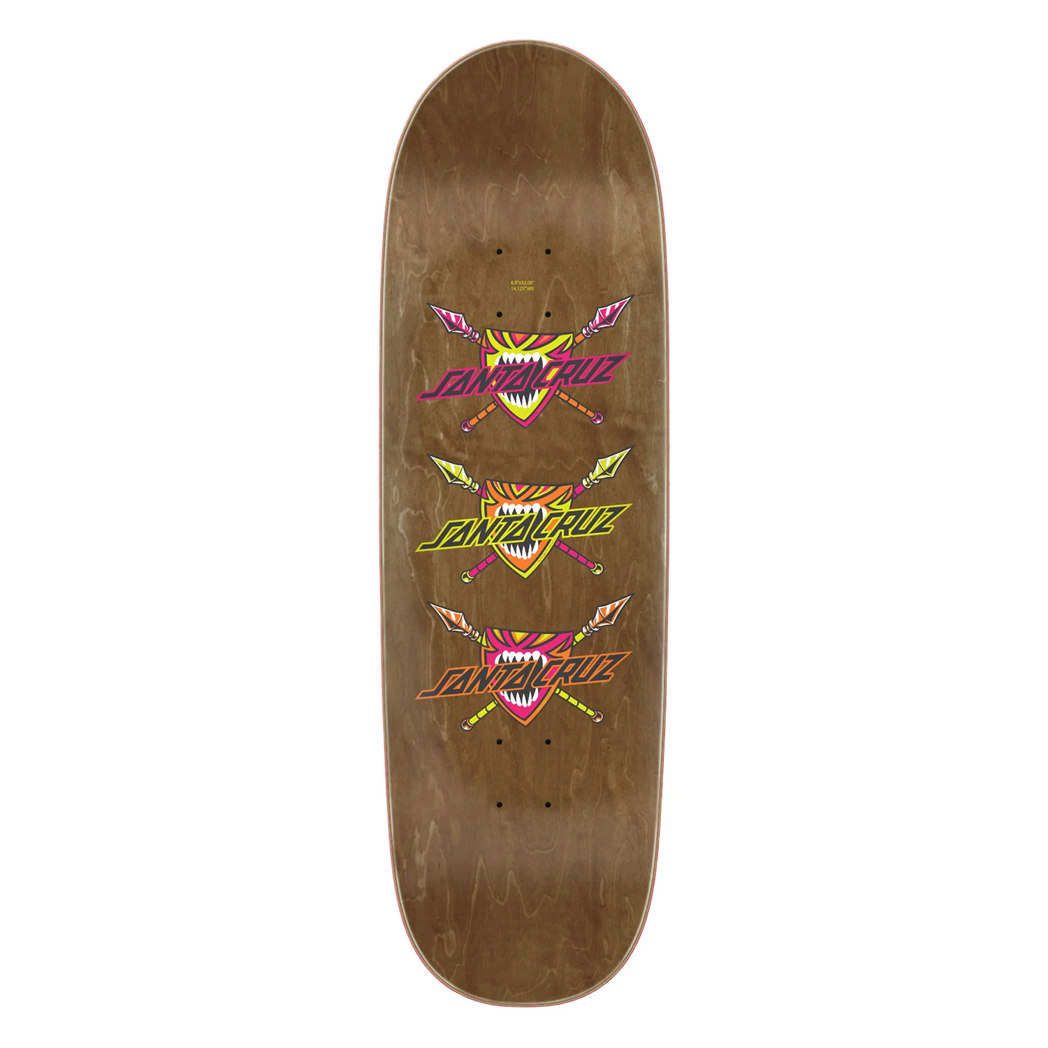 Santa Cruz Skateboard Deck Salba Firedance 8.8" x 32.08" - Image 2