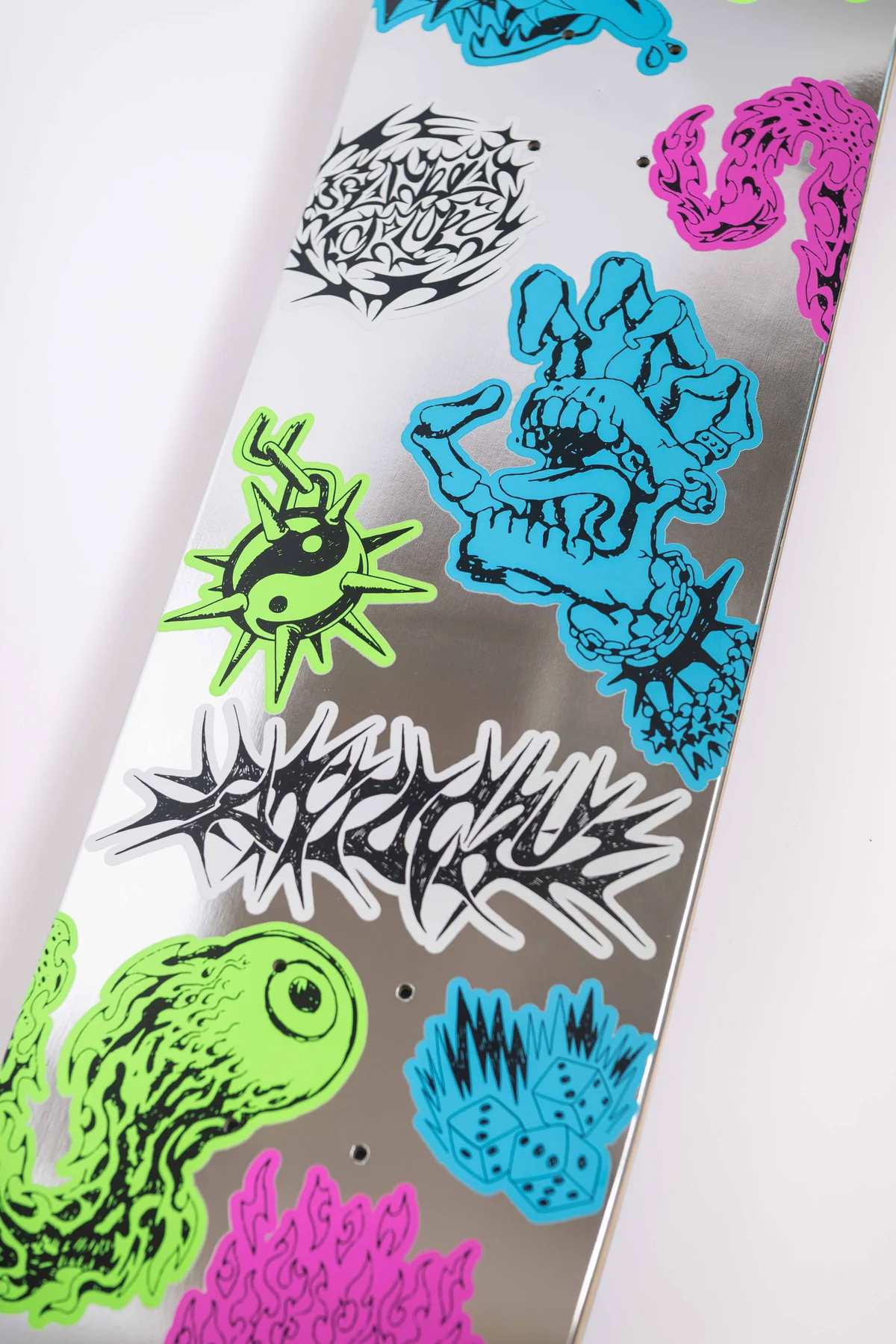 Santa Cruz Skateboard Deck Scribble Flash FeelBase 8.0" x 30.5" - Image 3
