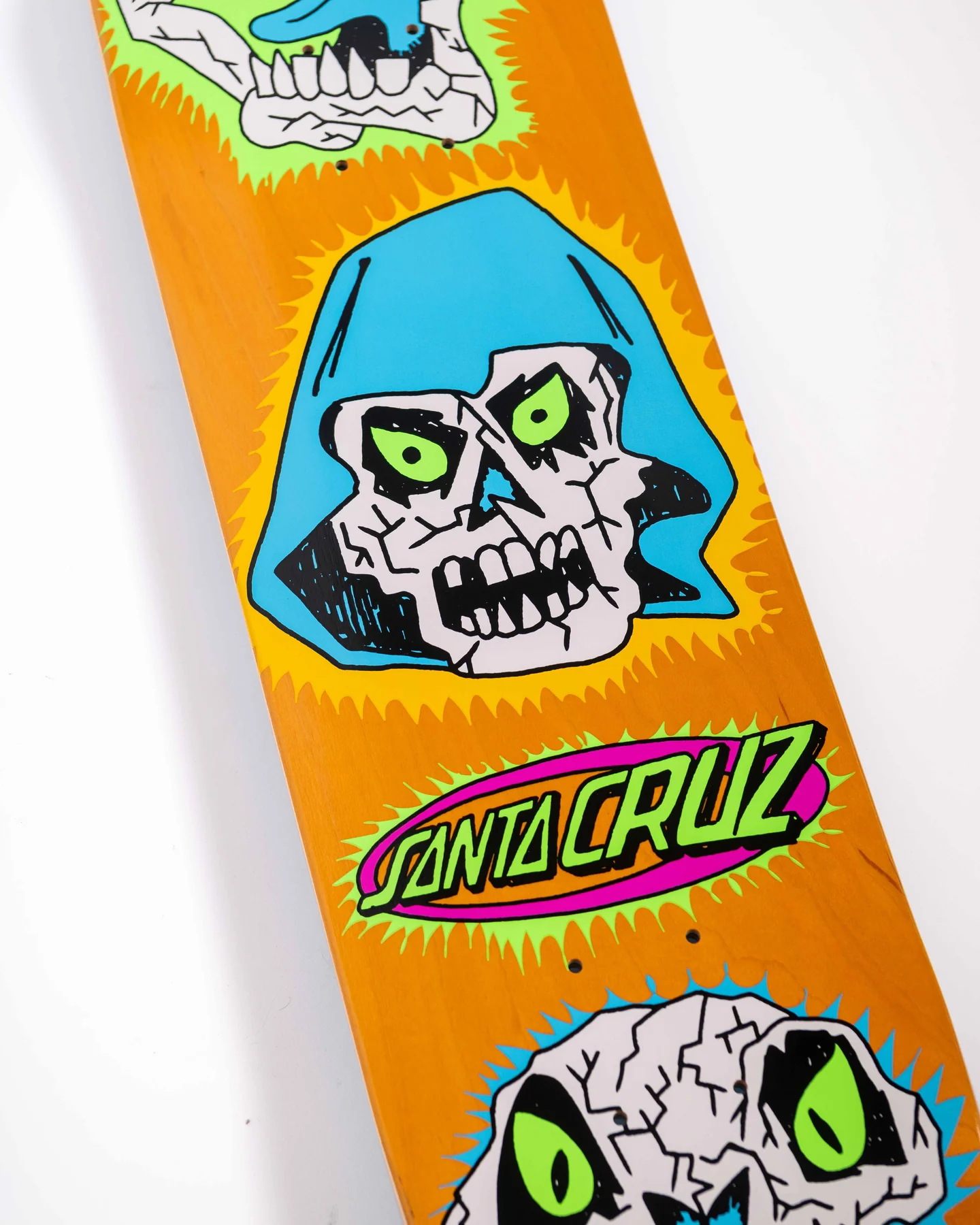 Santa Cruz Skateboard Deck Scribble Head FeelBase 7.75" x 30.25" - Image 3
