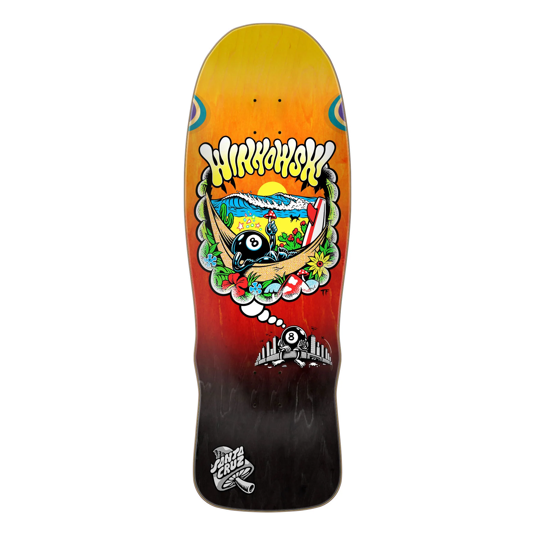 Santa Cruz Skateboard Deck Winkowski 8Ballr Day Dream 10.35" x 30.54"