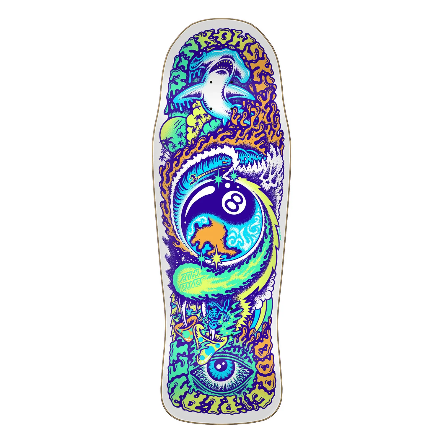 Santa Cruz Skateboard Deck Winkowski Dope Planet VX 10.34" x 30.54"