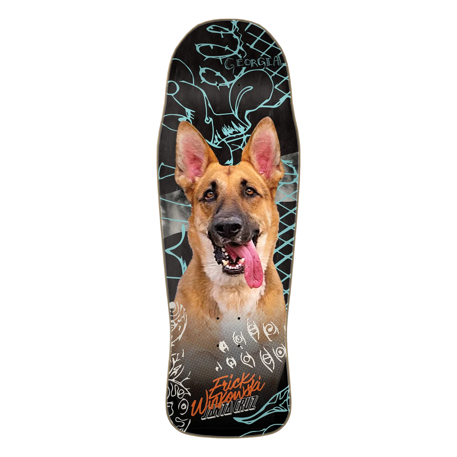 Santa Cruz Skateboard Deck Winkowski Tribute 10.34" x 30.54"